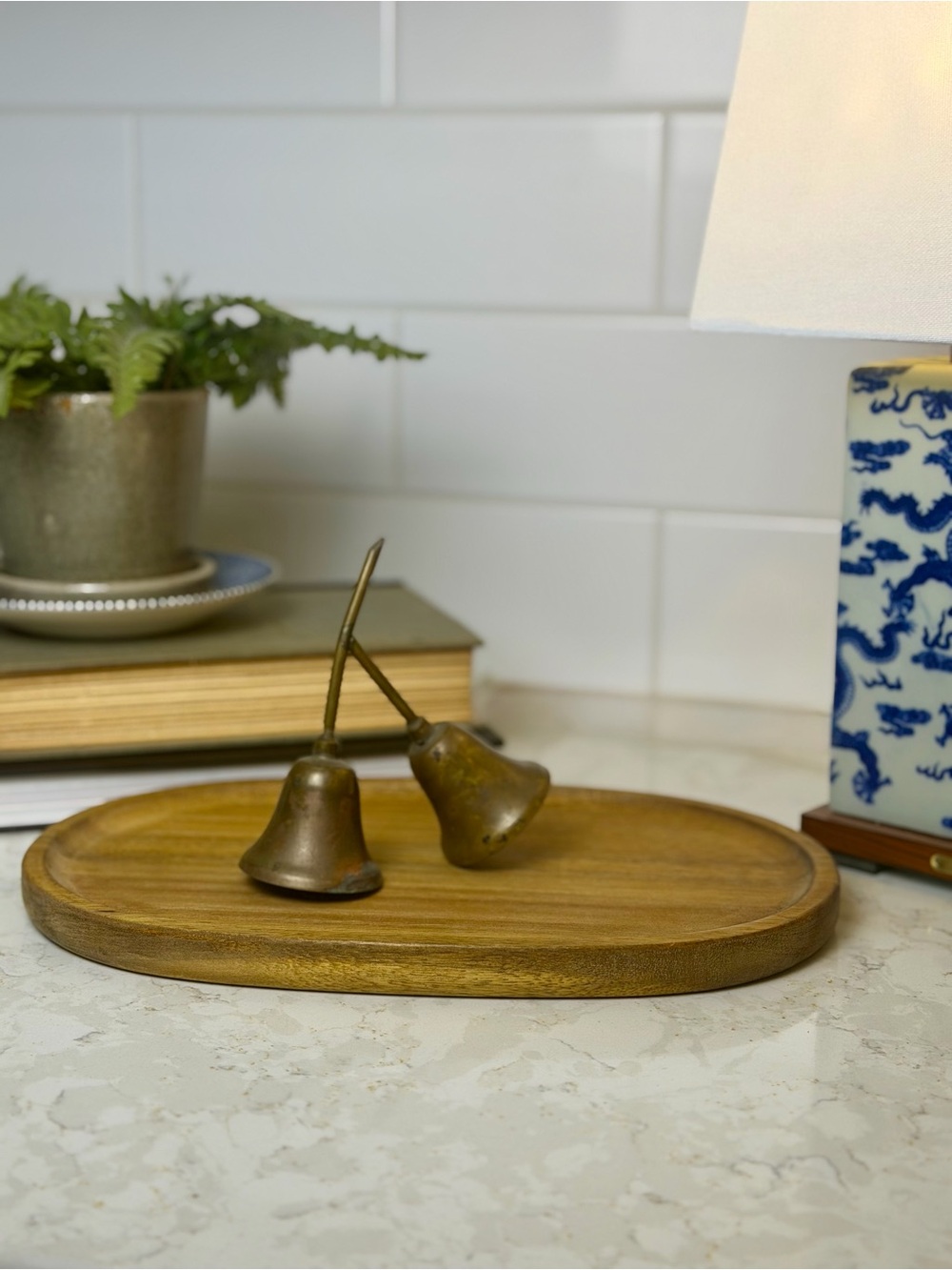 Brass Decorative Bells - Brown Brass Finish